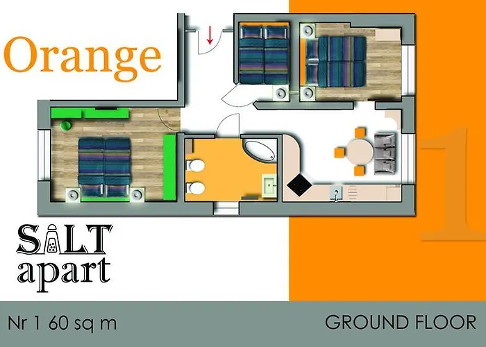 アパート Saltapart ヴィエリチカ